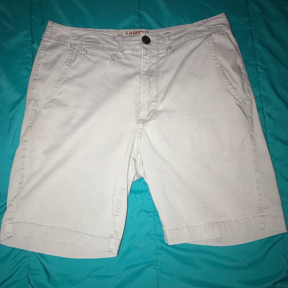 Grey Arizona Shorts Above Knee Waist 29